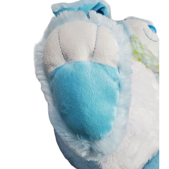 Hammerbest Bunny Rabbit Plush Blue Long Floppy Ears Easter Spring Stuffed Toy - Picture 13 of 13